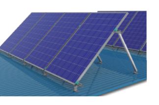 Flat Tin Roof Solar Racking System